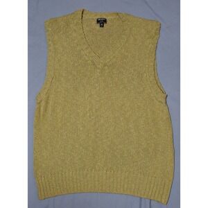 Todd Snyder Cotton Sweater Vest Sand Size XXL 100% Cotton Italy